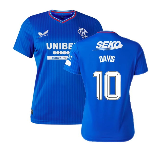 2023-2024 Rangers Home Shirt (Ladies) (Davis 10) — Shop Online