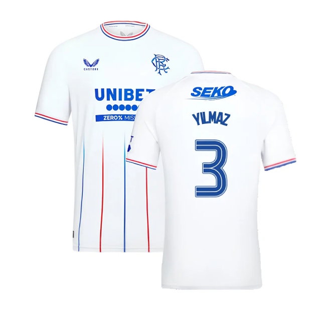 2023-2024 Rangers Pro match-style Away Shirt (Yilmaz 3)