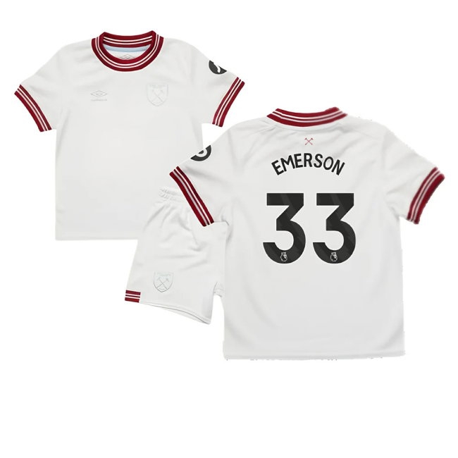 2023-2024 West Ham Away Infant Mini Kit (EMERSON 33) — Buy Now