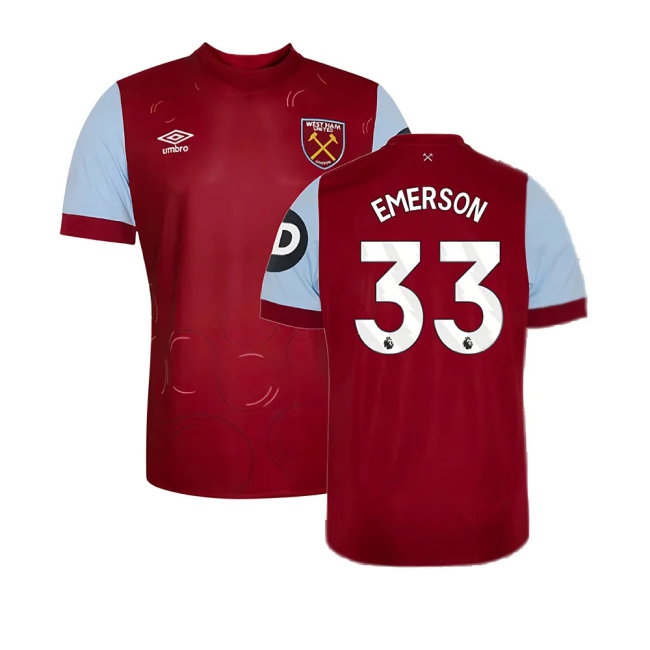 2023-2024 West Ham Home Shirt (Kids) (EMERSON 33) — Shop Now