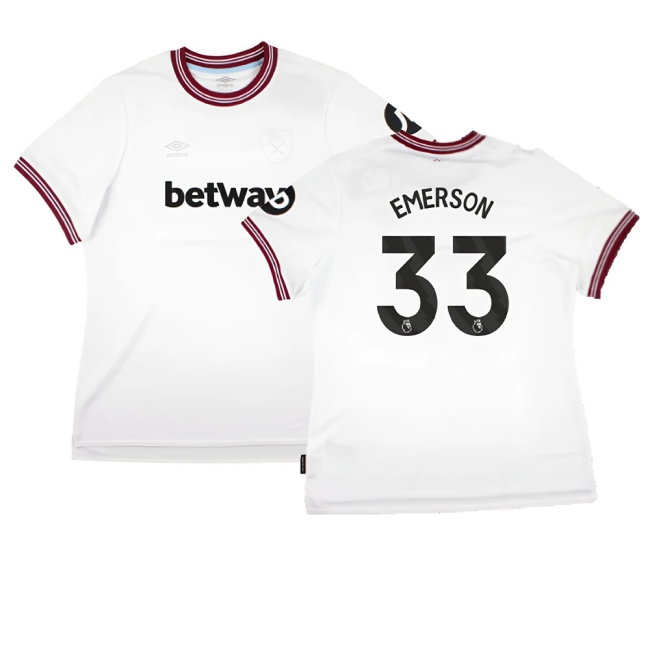 2023-2024 West Ham United Away Shirt (Ladies) (EMERSON 33) — Shop Now