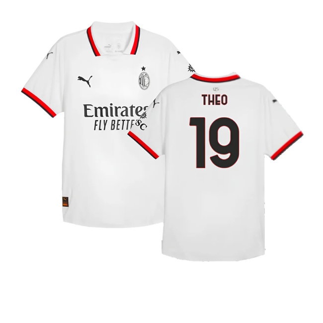 2024-2025 AC Milan Away Player Version Shirt (Theo 19) — Buy Online