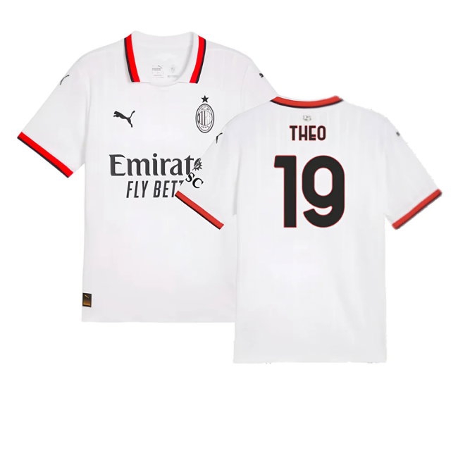 2024-2025 AC Milan Away Shirt (Theo 19) — Shop Now