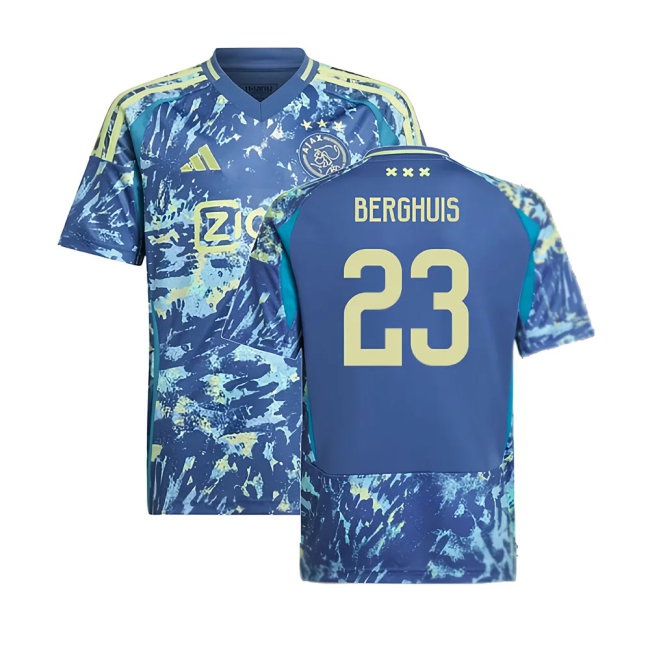 2024-2025 Ajax Away Shirt (Kids) (Berghuis 23) — Buy Online