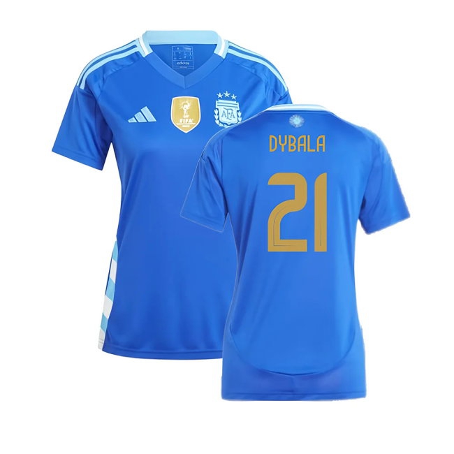 2024-2025 Argentina Away Shirt (Ladies) (DYBALA 21) — Shop Now