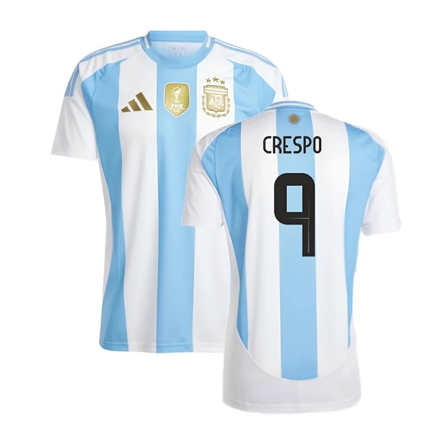 2024-2025 Argentina Home Shirt (CRESPO 9) — Buy Now