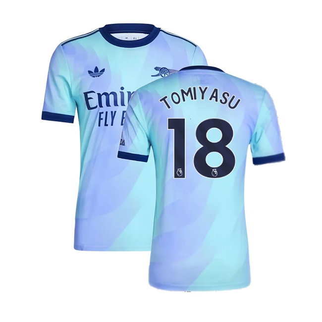 2024-2025 Arsenal Player Version Third Shirt (Tomiyasu 18) — Buy Online