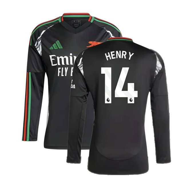 2024-2025 Arsenal Away Long Sleeve Shirt (Henry 14) — Shop Now