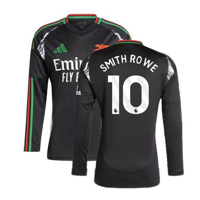 2024-2025 Arsenal Away Long Sleeve Shirt (Smith Rowe 10) — Shop Now