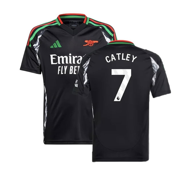 2024-2025 Arsenal Away Shirt (Kids) (Catley 7) — Shop Now