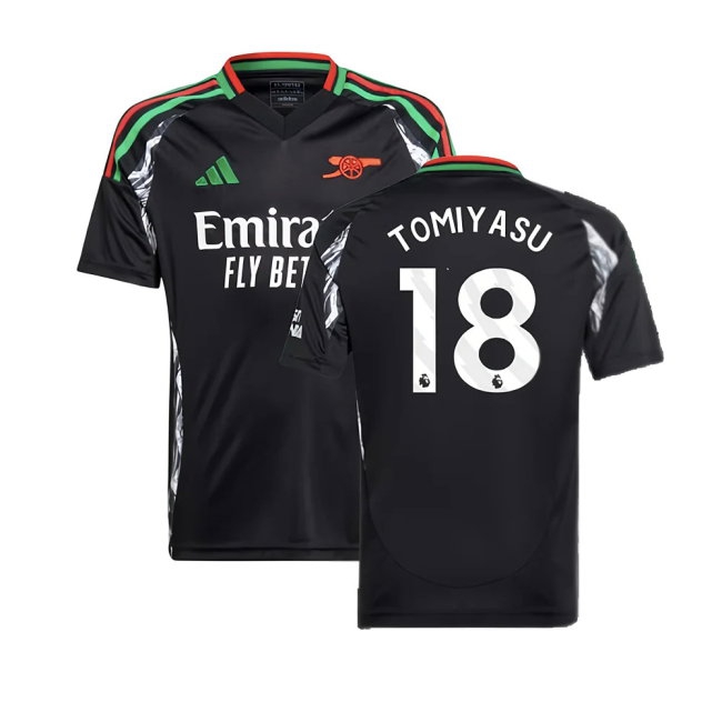 2024-2025 Arsenal Away Shirt (Kids) (Tomiyasu 18) — Buy Now