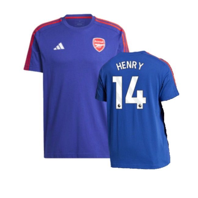 2024-2025 Arsenal DNA Tee (Victory Blue) (Henry 14) — Shop Now