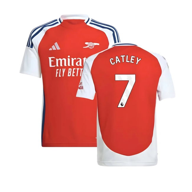 2024-2025 Arsenal Home Shirt (Kids) (Catley 7) — Shop Now