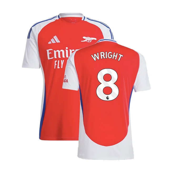 2024-2025 Arsenal Home Shirt (Wright 8) — Shop Now