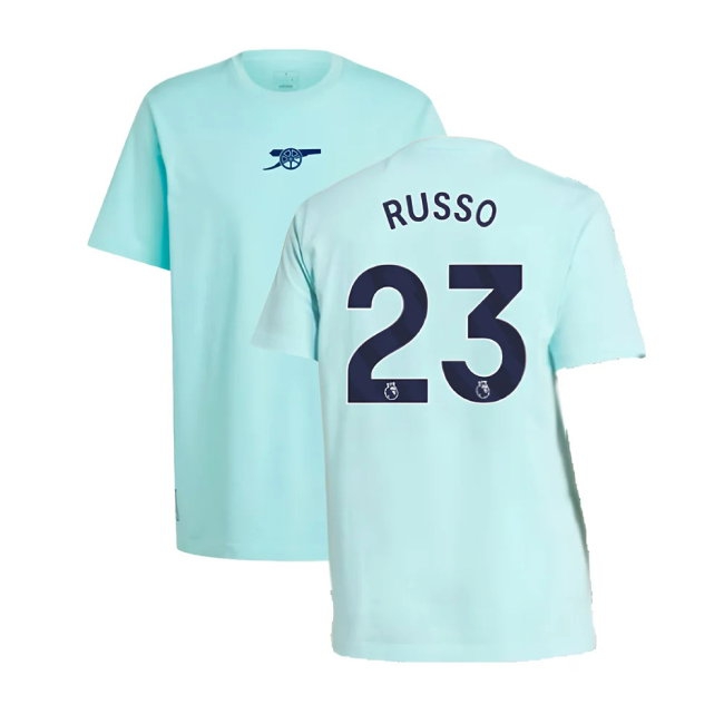 2024-2025 Arsenal Seasonal Tee (Clear Aqua) (Russo 23) — Shop Now