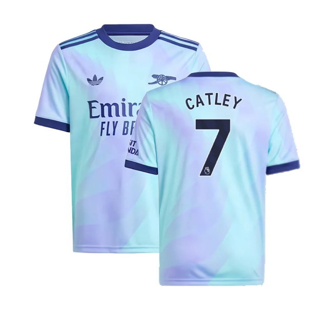 2024-2025 Arsenal Third Shirt (Kids) (Catley 7) — Shop Online