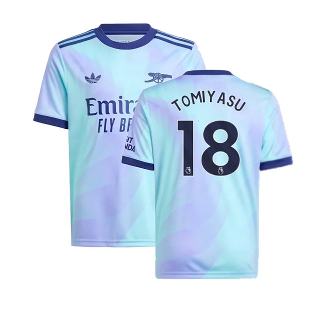 2024-2025 Arsenal Third Shirt (Kids) (Tomiyasu 18) — Shop Now