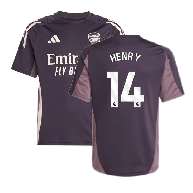 2024-2025 Arsenal Training Jersey (Aurora Black) - Kids (Henry 14) — Buy Now