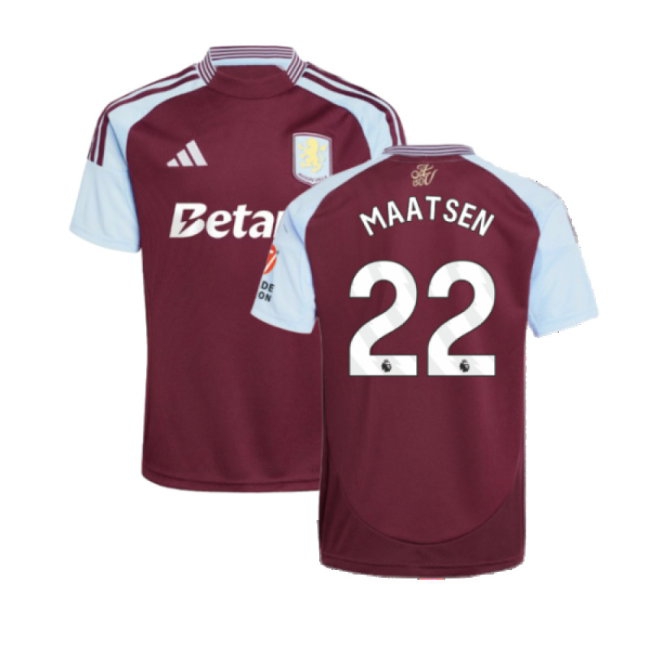 2024-2025 Aston Villa Home Shirt (Maatsen 22) — Buy Now