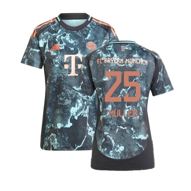 2024-2025 Bayern Munich Away Shirt (Womens) (Muller 25) — Shop Online