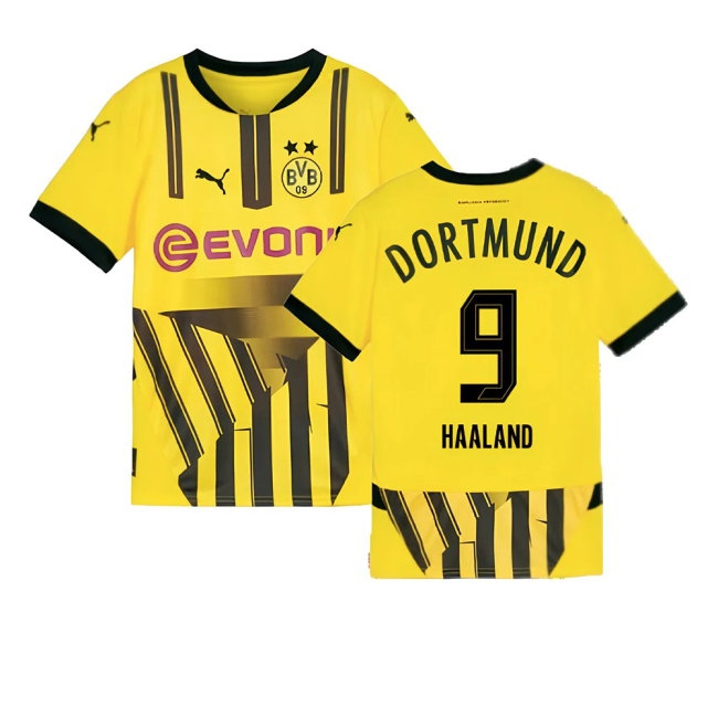 2024-2025 Borussia Dortmund Cup Shirt (Kids) (Haaland 9) — Buy Online
