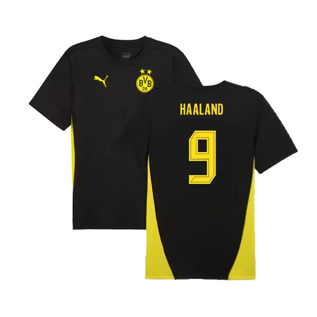 2024-2025 Borussia Dortmund Training Shirt (Black) (Haaland 9) — Buy Online