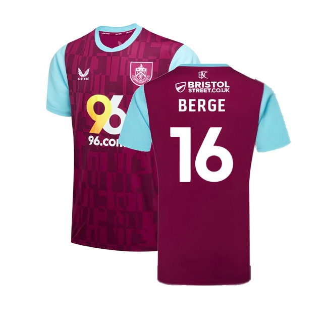 2024-2025 Burnley Home Shirt (Berge 16) — Buy Online