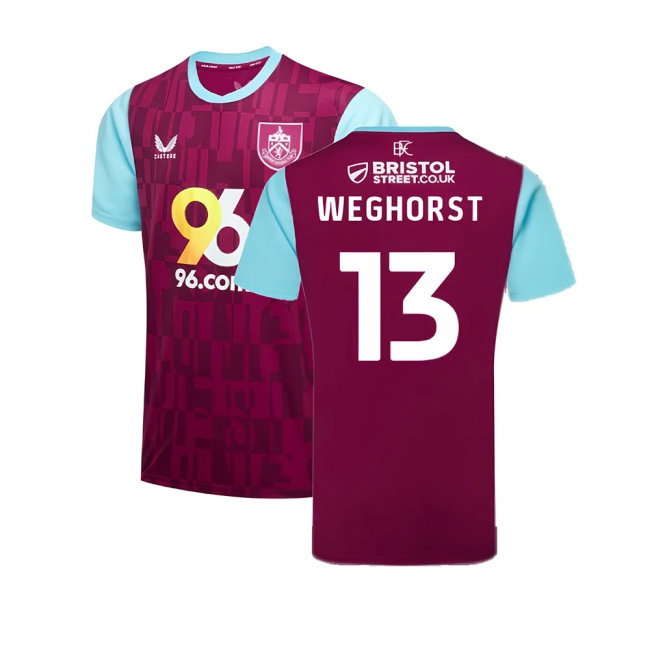 2024-2025 Burnley Home Shirt (Weghorst 13)
