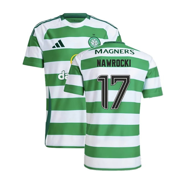 2024-2025 Celtic Home Shirt (Nawrocki 17) — Buy Now