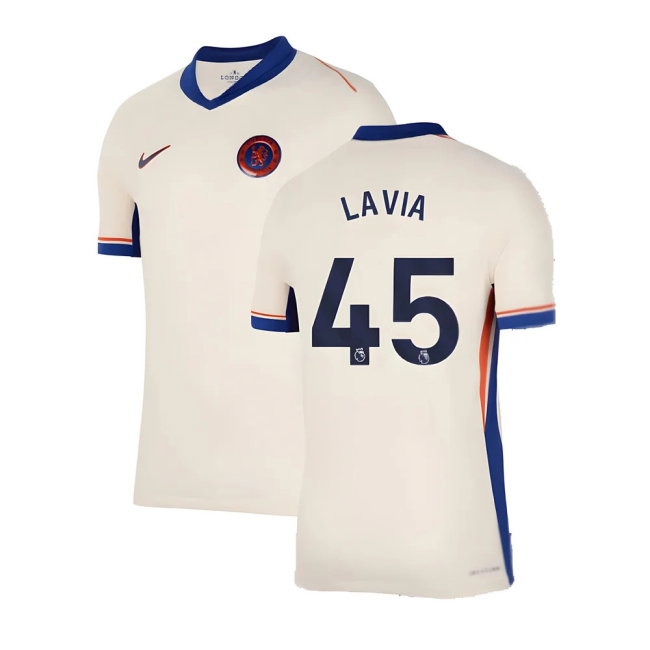 2024-2025 Chelsea Match Away Shirt (Lavia 45)