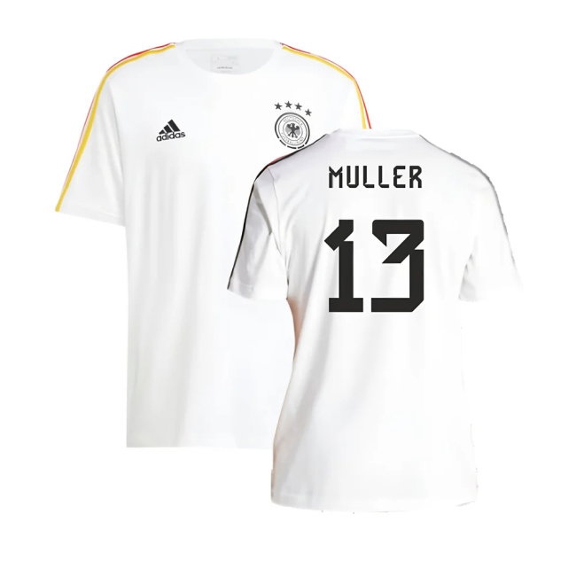 2024-2025 Germany 3S DNA Tee (White) (Muller 13) — Buy Now