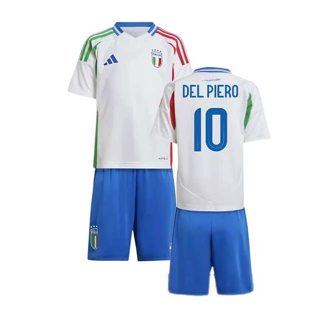 2024-2025 Italy Away Mini Kit (DEL PIERO 10) — Buy Now