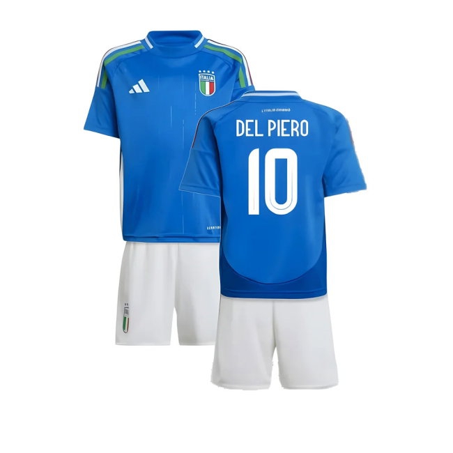 2024-2025 Italy Home Mini Kit (DEL PIERO 10) — Buy Online