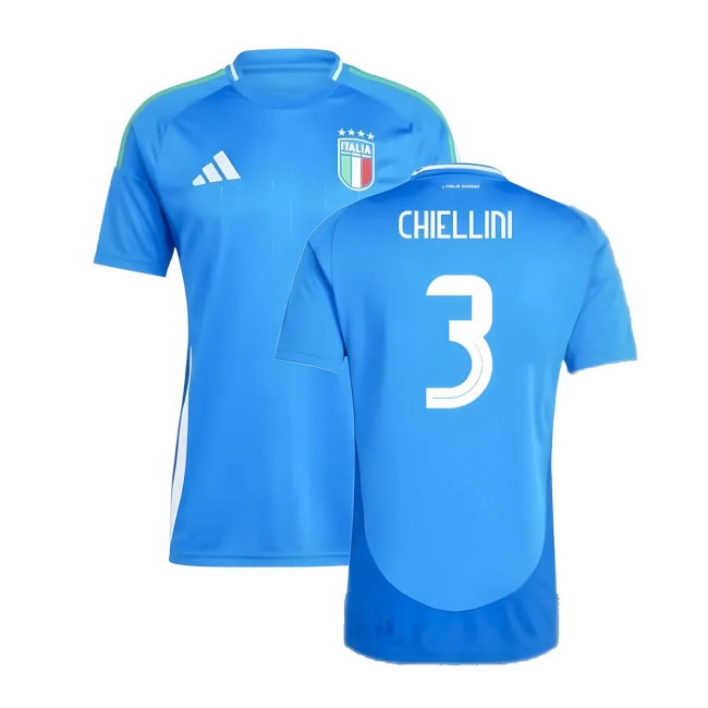 2024-2025 Italy Home Shirt (CHIELLINI 3) — Shop Now