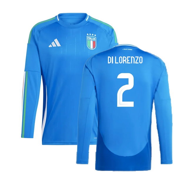 2024-2025 Italy Long Sleeve Home Shirt (DI LORENZO 2) — Shop Now