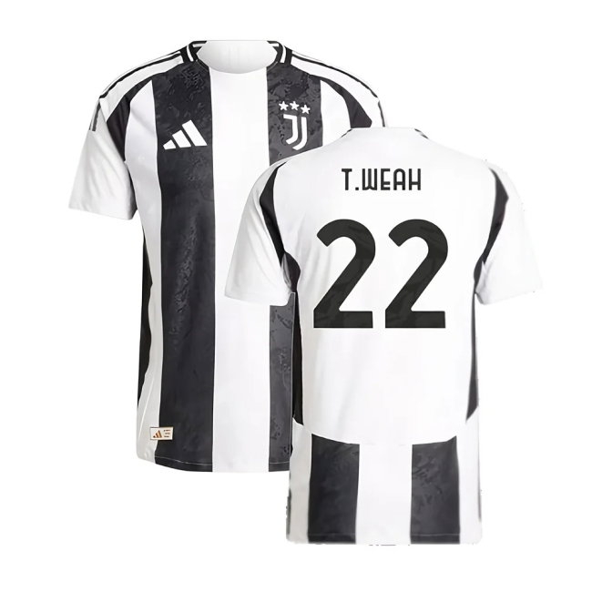 2024-2025 Juventus Player Version Home Shirt (T.Weah 22) — Shop Online
