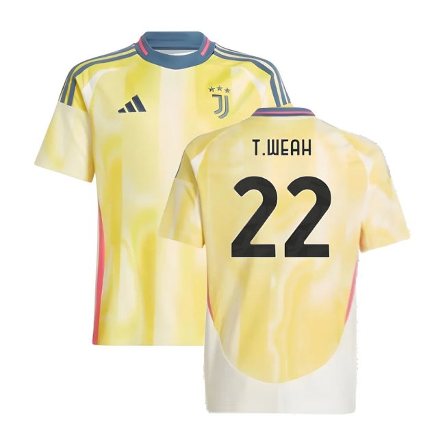 2024-2025 Juventus Away Shirt (Kids) (T.Weah 22) — Shop Now