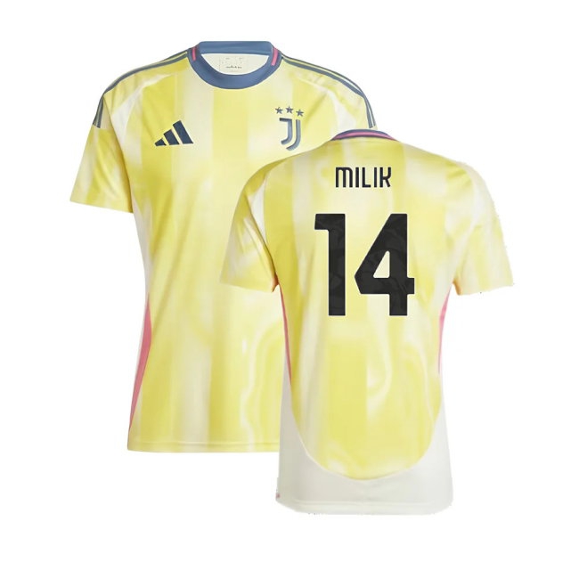 2024-2025 Juventus Away Shirt (Milik 14) — Shop Now
