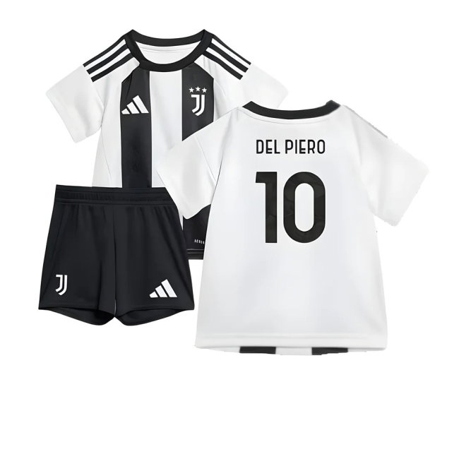 2024-2025 Juventus Home Baby Kit (Del Piero 10) — Shop Now
