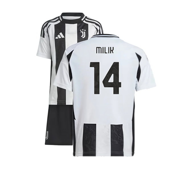 2024-2025 Juventus Home Mini Kit (Milik 14) — Shop Online