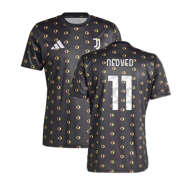 2024-2025 Juventus Pre-Match Shirt (Black) (Nedved 11) — Shop Now
