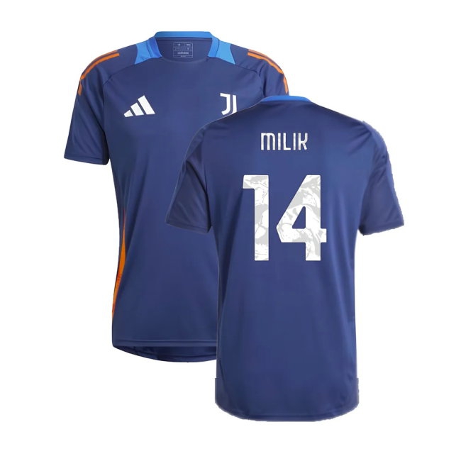 2024-2025 Juventus Training Jersey (Navy) (Milik 14) — Shop Now