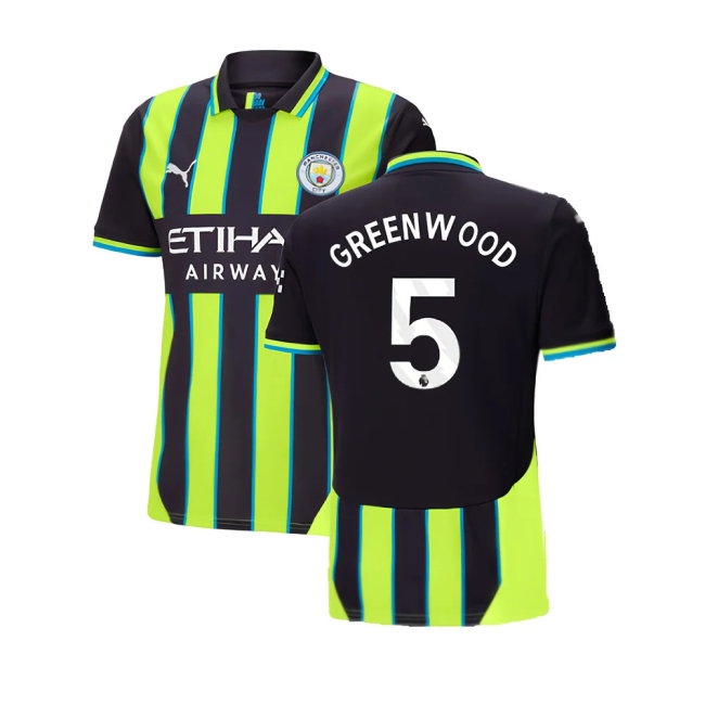 2024-2025 Man City Away Shirt (Greenwood 5) — Buy Now