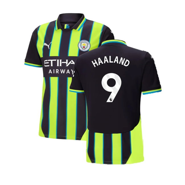2024-2025 Man City Away Shirt (Haaland 9) — Buy Now
