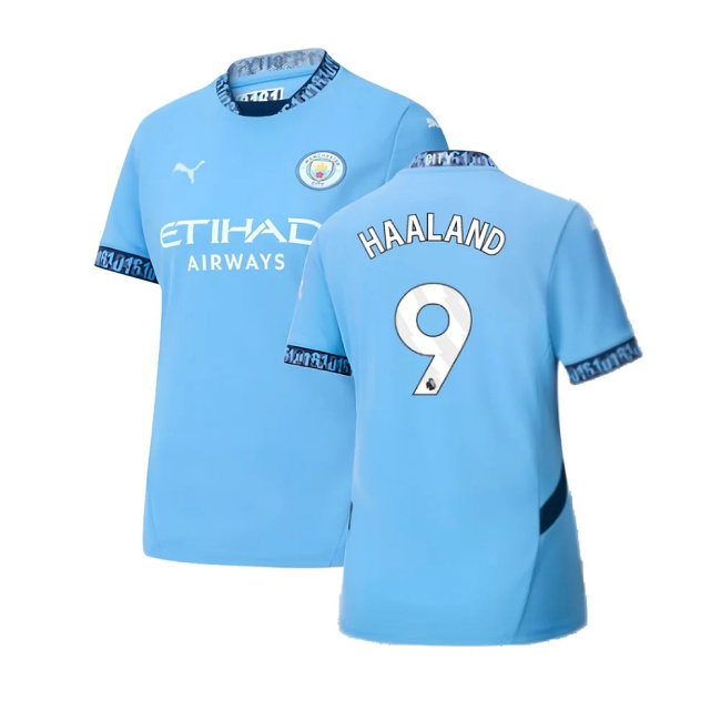 2024-2025 Man City Home Shirt (Womens) (Haaland 9) — Buy Online
