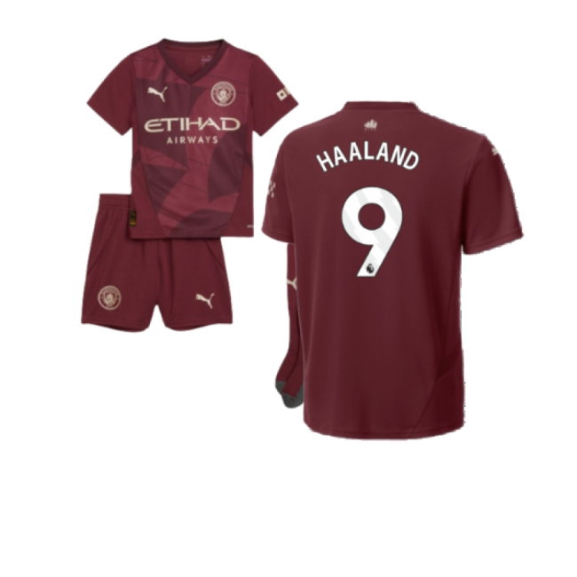 2024-2025 Man City Third Mini Kit (Haaland 9) — Shop Now