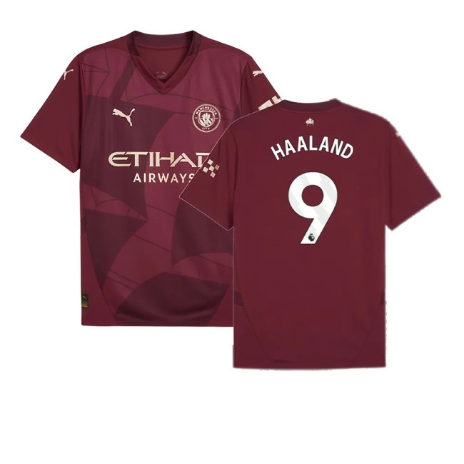 2024-2025 Man City Third Shirt (Haaland 9) — Shop Now