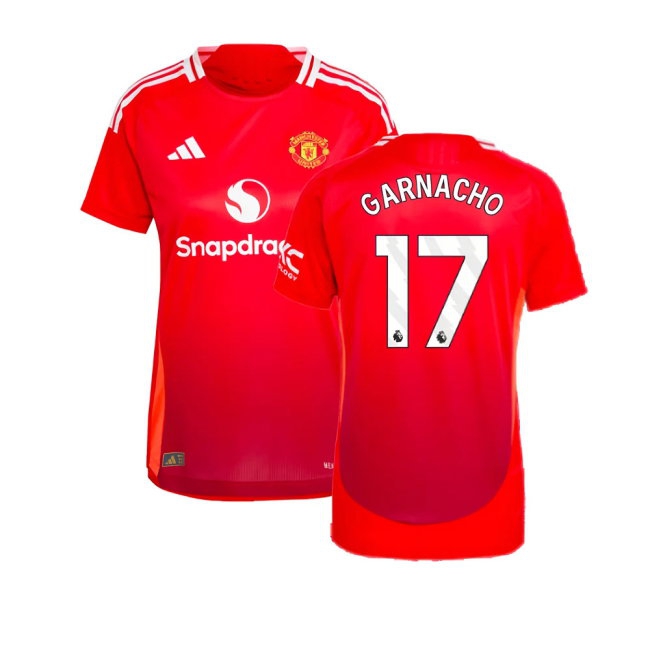 2024-2025 Man Utd Player Version Home Shirt (Womens) (Garnacho 17) — Buy Now