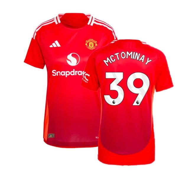 2024-2025 Man Utd match-style Home Shirt (Womens) (McTominay 39)