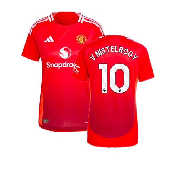 2024-2025 Man Utd match-style Home Shirt (Womens) (V.Nistelrooy 10)